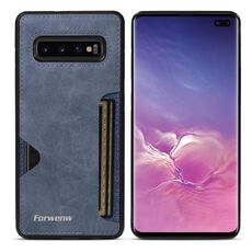Per Samsung Galaxy S10+ Forwenw F5 Series Custodia per telefono con scheda integrata (blu)