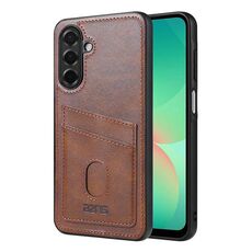 Per Samsung Galaxy A26 5G AZNS K1 Series Card Slot Business Phone Case (marrone)