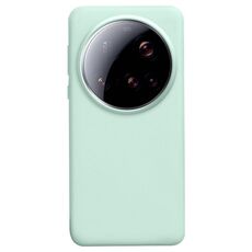 Per Xiaomi 15 Ultra Liquid Silicone Custodia antiurto per telefono (verde menta)