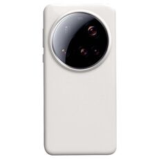 Per Xiaomi 15 Ultra Liquid Silicone Custodia antiurto per telefono adatta alla pelle (bianco antico)