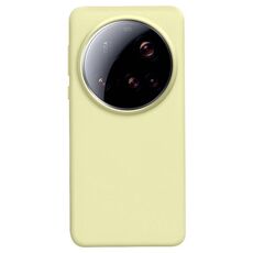 Per Xiaomi 15 Ultra Liquid Silicone Custodia antiurto per telefono (giallo crema)