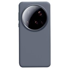 Per Xiaomi 15 Ultra Liquid Silicone Custodia antiurto per telefono (grigio carbonio)