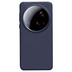 Per Xiaomi 15 Ultra Liquid Silicone Custodia antiurto per telefono adatta alla pelle (blu notte)