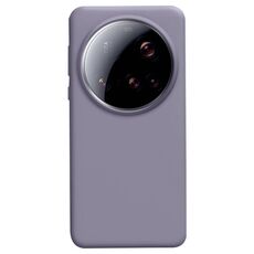 Per Xiaomi 15 Ultra Liquid Silicone Custodia antiurto per telefono (grigio lavanda)
