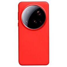 Per Xiaomi 15 Ultra Liquid Silicone Custodia antiurto per telefono (rosso)
