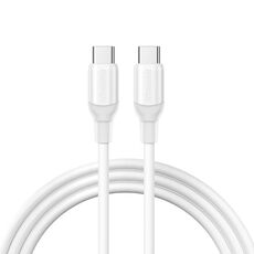 Cavo di ricarica rapida MOMAX DC23 1-Link Flow CC X 60W USB-C/Tipo-C a USB-C/Tipo-C, lunghezza: 1,2 m (bianco)