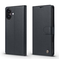Per iPhone 16 Forwenw F6 Series Custodia in pelle RFID per telefono (nero)