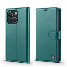 Per iPhone 15 Forwenw F6 Series Custodia in pelle RFID per telefono (verde)