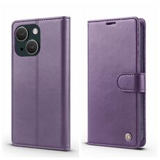 Per iPhone 14 Plus Forwenw F6 Series Custodia in pelle RFID per telefono (viola)