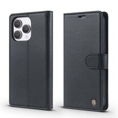 Per iPhone 12 Pro Max Forwenw F6 Series Custodia in pelle RFID per telefono (nero)