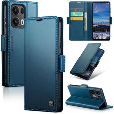 Per OPPO Reno13 Pro Global CaseMe 023 Butterfly Buckle Litchi Texture RFID Anti-theft Custodia per telefono in pelle (blu)