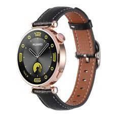 Cinturino per orologio in vera pelle con fibbia quadrata e trama Litchi da 18 mm (nero)