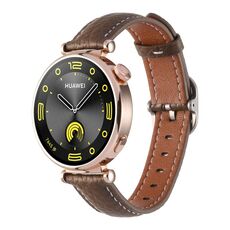 Cinturino per orologio in vera pelle con fibbia quadrata e trama Litchi da 18 mm (marrone scuro)