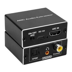 Convertitore estrattore audio per altoparlanti HDTV ARC, jack coassiale da 3,5 mm ARC a SPDIF