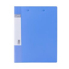 Deli 5302 Cartella portadocumenti con leva A4 e doppia clip in metallo, dorso 18 mm (5302ES blu)