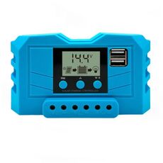 Regolatore di carica solare al piombo acido al litio da 30 A 12 V 24 V Regolatore fotovoltaico PWM con display LCD