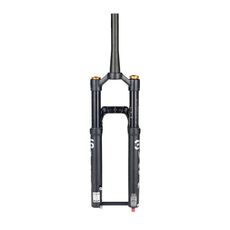 Forcella anteriore KRSEC XR36 con tubo conico dritto, perno a barilotto, forcella ammortizzante per mountain bike, dimensioni: 27,5 pollici (nero)