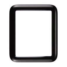 Lente esterna in vetro per schermo anteriore per Apple Watch Series 1 42 mm (nero)