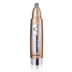 SPORTSMAN Alimentatore a batteria impermeabile Naso maschile Orecchio Capelli Trimmer a forma di proiettile (Oro)