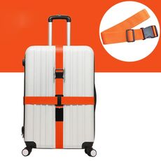 Borsa elastica telescopica con croce arcobaleno Cinghia elastica per imballaggio bagagli Cinghia fissa per bagagli da viaggio (arancione)