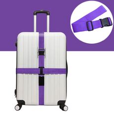 Croce arcobaleno elastico borsa telescopica bungee cinghia di imballaggio per bagagli cinghia fissa per bagagli da viaggio (viola)