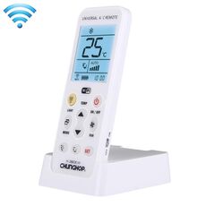 CHUNGHOP K-380EW WiFi Smart Telecomando per climatizzatore LCD universale con supporto, supporto 2G / 3G / 4G / rete WiFi (bianco)