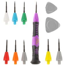 11 in 1 Versatile (cacciaviti + strumenti aperti per piastre triangolari) Cacciaviti professionali Strumento per smontaggio del telefono
