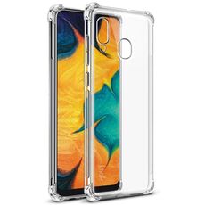 Custodia in TPU antiurto antiurto IMAK per Galaxy A20 / Galaxy A30, con protezione per lo schermo (trasparente)