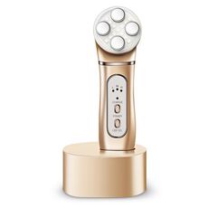 K-SKIN OP9910 EMS Massaggiatore viso antietà RF per il sollevamento della pelle per uso domestico Tecnologia EMS 3 livelli regolabili Rimozione delle rughe