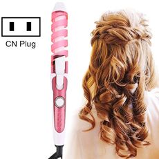 2 PCS Strumento per lo styling dei capelli Rullo del bigodino di capelli Ferro arricciacapelli a spirale (rosa)