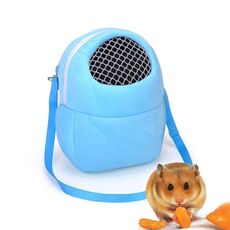 Borsa da viaggio per animali domestici piccola borsa da viaggio per guinzaglio in colore puro, taglia: S (azzurro)