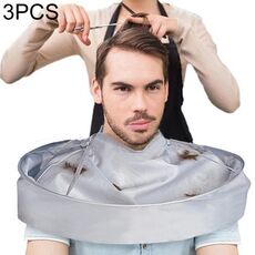 3 pezzi fai da te taglio capelli mantello ombrello capo salone barbiere creativo grembiule