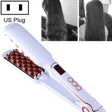Ferro per capelli multifunzionale per capelli lunghi e corti Ferro per capelli volumizzante in ceramica tormalina (oro bianco)