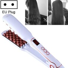 Ferro per capelli multifunzionale per capelli lunghi e corti Ferro per capelli volumizzante in ceramica con tormalina (oro bianco)