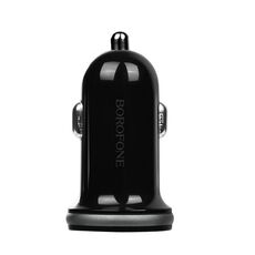 Borofone BZ5 2.1A Caricabatteria da auto doppio USB Good Way (nero)
