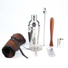 7 in 1 in acciaio inox vino Strumenti Shaker Set con il sacchetto del panno, Capacità: 750ml