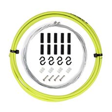 Set di tubi per cavi a velocità variabile per bicicletta in PVC universale 7 in 1 (verde)