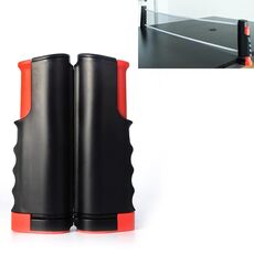 Rastrelliera per rete da ping pong portatile retrattile REGAIL (nero rosso)