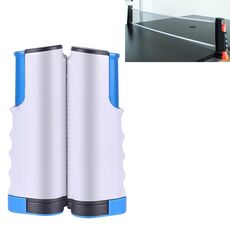 Rastrelliera per rete da ping pong portatile retrattile REGAIL (grigio blu)