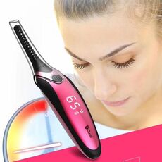 Duosi DY-102 portatile penna stile riscaldato a lunga durata elettrico ferro piegaciglia piegaciglia USB ricaricabile elettrico riscaldato trucco curling clip