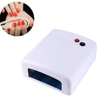 Lampada fototherapy per unghie Lampada da 36W Lampada da forno UV Lampada per unghie Lampada di fototerapia, Plug Tipo: Spina EU (bianco)