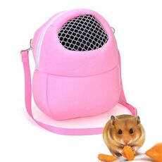 Borsa da viaggio per animali domestici piccola borsa da viaggio per guinzaglio in colore puro, taglia: S (rosa)