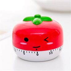 Creativo Cartoon Fruit Shape Multi-Function Rotary Timer Learning Work Efficiency Time Manager (Pomodoro)