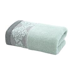 Asciugamano assorbente Asciugamano per il viso Asciugamano da bagno in panno morbido spesso, dimensioni: 35x75 cm (verde)