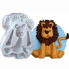 2 Forma di PCS 3D Animal silicone Modulo della torta del fondente biscotto Stampi