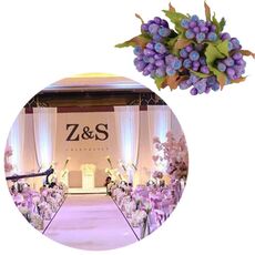 5 pezzi di plastica fatti a mano fai da te matrimonio schiuma testa di fiore simulazione bouquet fiore stame (5-8 bastoncini)
