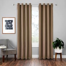 Tenda solida con isolamento in stoffa per tende ad alta precisione da 4 pezzi, dimensioni: 42 × 84 pollici （107 × 213 cm） (cachi)