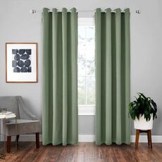 Tenda solida con isolamento in tessuto ad alta precisione per tende da 4 pezzi, dimensioni: 42 × 84 pollici （107 × 213 cm） (verde)