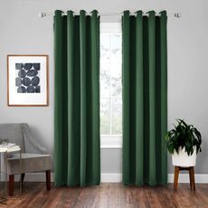 Tenda solida con isolamento in stoffa per tende ad alta precisione da 4 pezzi, dimensioni: 42 × 84 pollici （107 × 213 cm） (verde scuro)