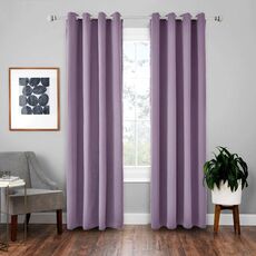 Tenda solida con isolamento in tessuto per tende ad alta precisione da 4 pezzi, dimensioni: 140 × 175 (viola)